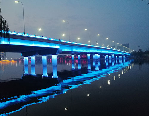 北京京杭大(dà)運河(hé)通州夜景